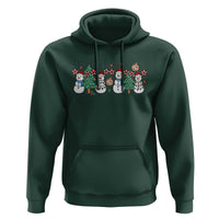 Funny Christmas Cheer Gift Hoodie Santa Snowman Cheerleaders - Wonder Print Shop