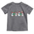 Funny Christmas Cheer Gift Toddler T Shirt Santa Snowman Cheerleaders - Wonder Print Shop