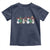 Funny Christmas Cheer Gift Toddler T Shirt Santa Snowman Cheerleaders - Wonder Print Shop