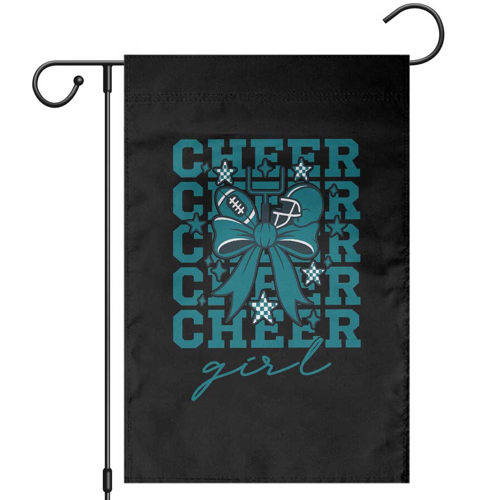 Cheer Girl Football Team Spirit Garden Flag Cheerleading Gift - Wonder Print Shop
