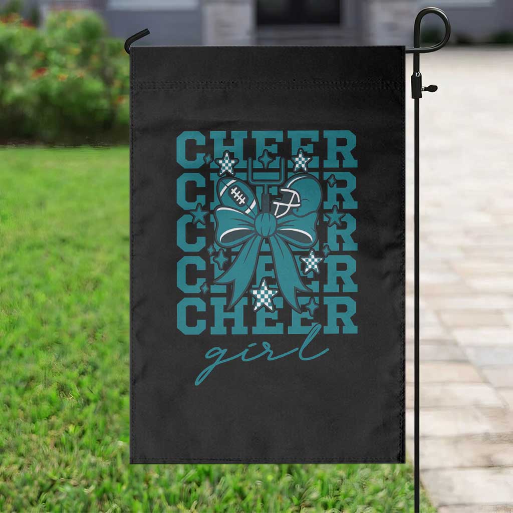 Cheer Girl Football Team Spirit Garden Flag Cheerleading Gift - Wonder Print Shop