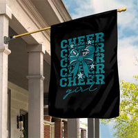 Cheer Girl Football Team Spirit Garden Flag Cheerleading Gift - Wonder Print Shop