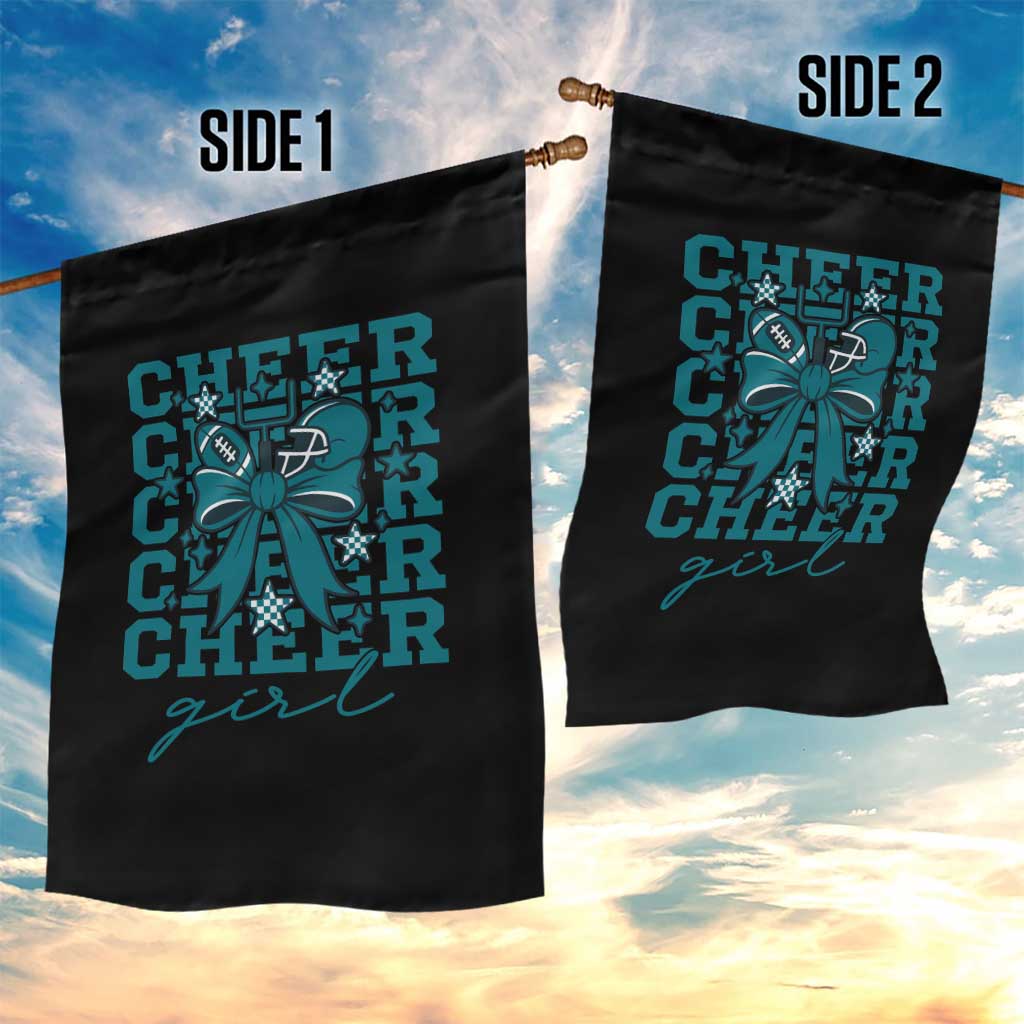 Cheer Girl Football Team Spirit Garden Flag Cheerleading Gift - Wonder Print Shop