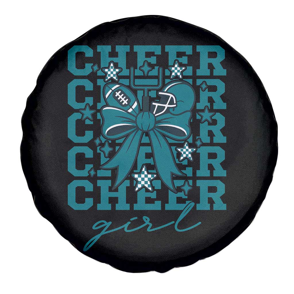 Cheer Girl Football Team Spirit Spare Tire Cover Cheerleading Gift - Wonder Print Shop