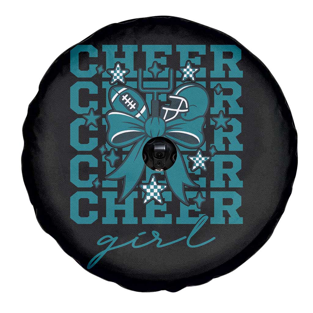 Cheer Girl Football Team Spirit Spare Tire Cover Cheerleading Gift - Wonder Print Shop
