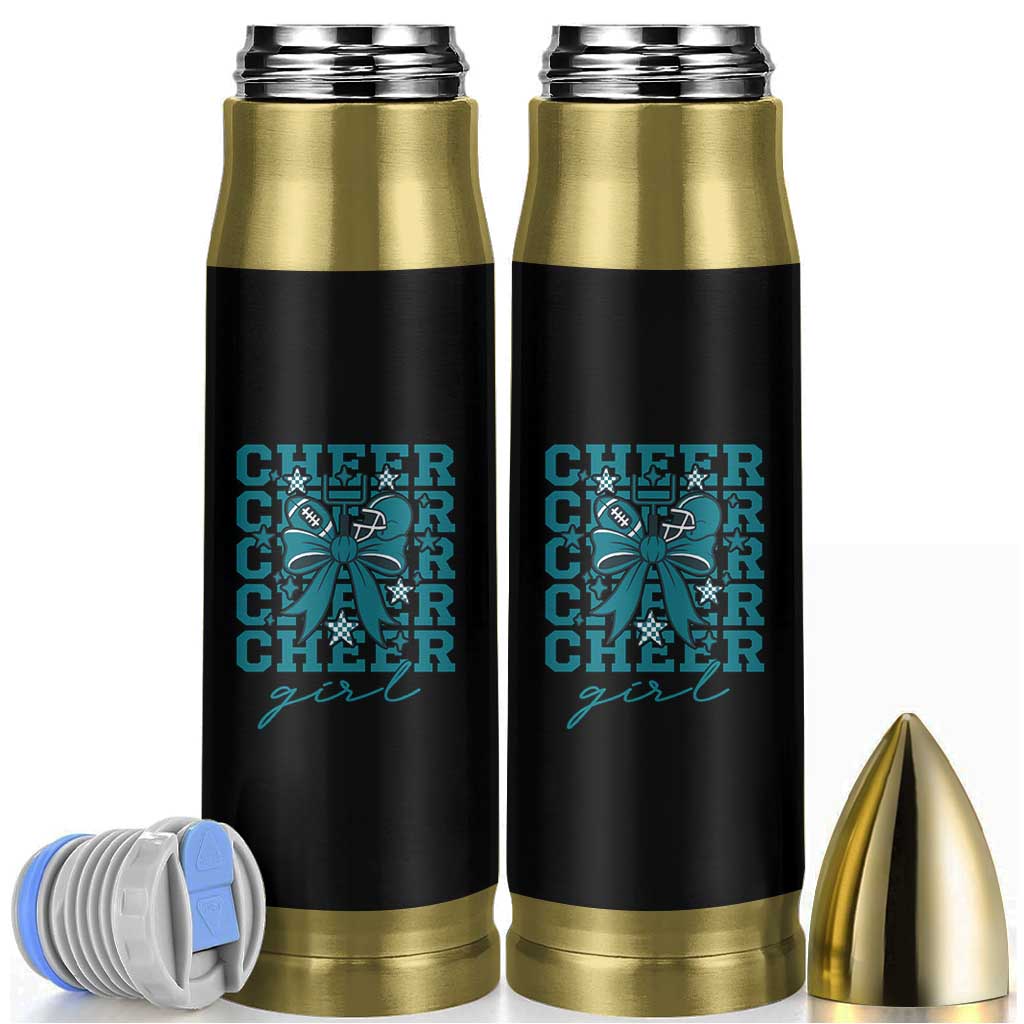 Cheer Girl Football Team Spirit Bullet Tumbler Cheerleading Gift - Wonder Print Shop