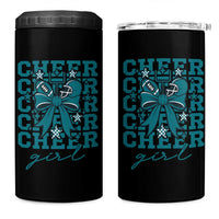 Cheer Girl Football Team Spirit 4 in 1 Can Cooler Tumbler Cheerleading Gift - Wonder Print Shop