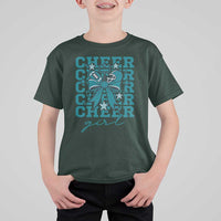 Cheer Girl Football Team Spirit T Shirt For Kid Cheerleading Gift - Wonder Print Shop