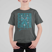 Cheer Girl Football Team Spirit T Shirt For Kid Cheerleading Gift - Wonder Print Shop