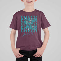 Cheer Girl Football Team Spirit T Shirt For Kid Cheerleading Gift - Wonder Print Shop
