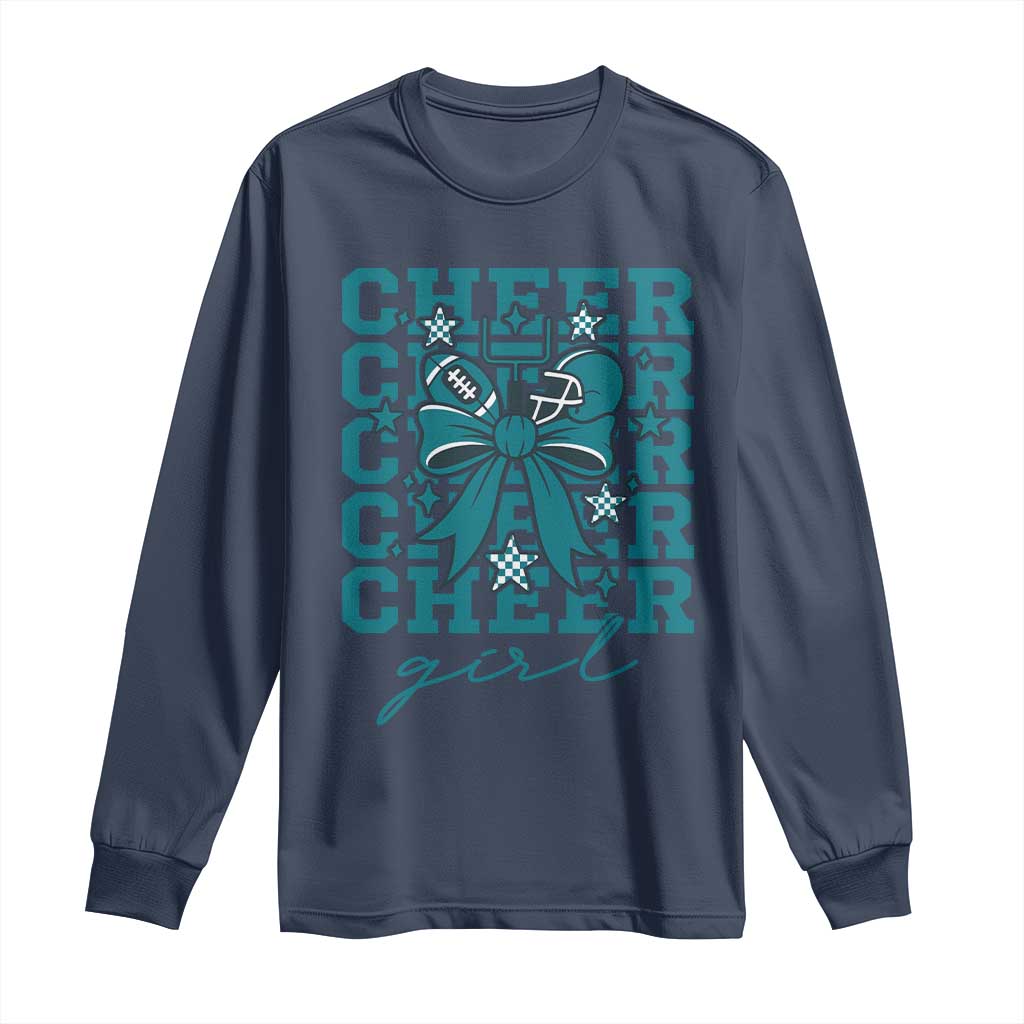 Cheer Girl Football Team Spirit Long Sleeve Shirt Cheerleading Gift - Wonder Print Shop