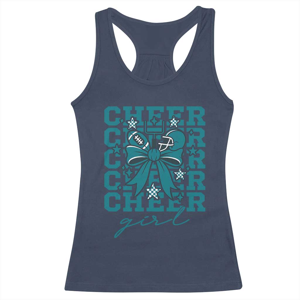 Cheer Girl Football Team Spirit Racerback Tank Top Cheerleading Gift - Wonder Print Shop