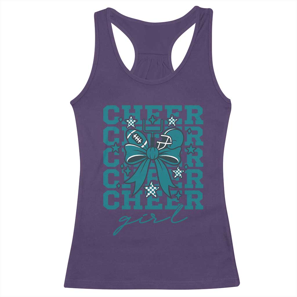 Cheer Girl Football Team Spirit Racerback Tank Top Cheerleading Gift - Wonder Print Shop