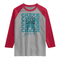 Cheer Girl Football Team Spirit Raglan Shirt Cheerleading Gift - Wonder Print Shop