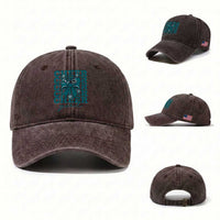 Cheer Girl Football Team Spirit Washed Cotton Baseball Cap Cheerleading Gift