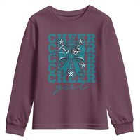 Cheer Girl Football Team Spirit Youth Sweatshirt Cheerleading Gift - Wonder Print Shop