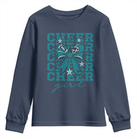 Cheer Girl Football Team Spirit Youth Sweatshirt Cheerleading Gift - Wonder Print Shop