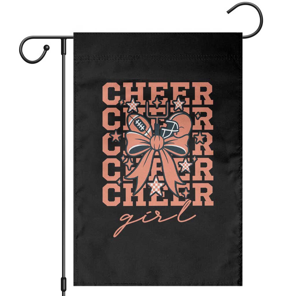 Cheer Girl Football Team Spirit Garden Flag Gift For Cheerleader - Wonder Print Shop