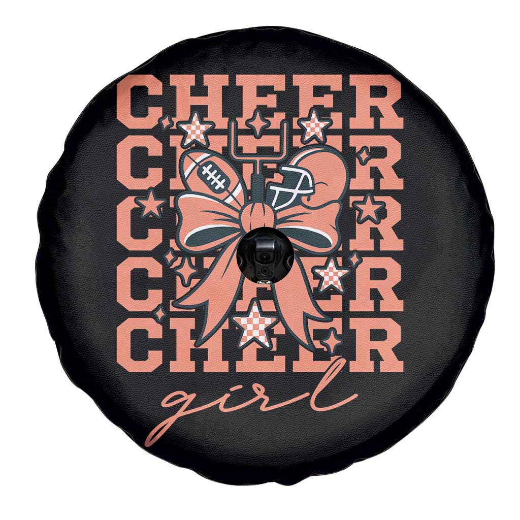 Cheer Girl Football Team Spirit Spare Tire Cover Gift For Cheerleader - Wonder Print Shop