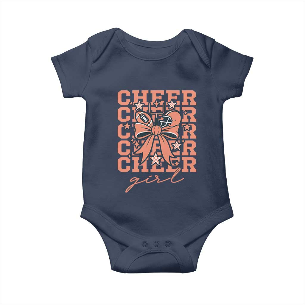 Cheer Girl Football Team Spirit Baby Onesie Gift For Cheerleader - Wonder Print Shop