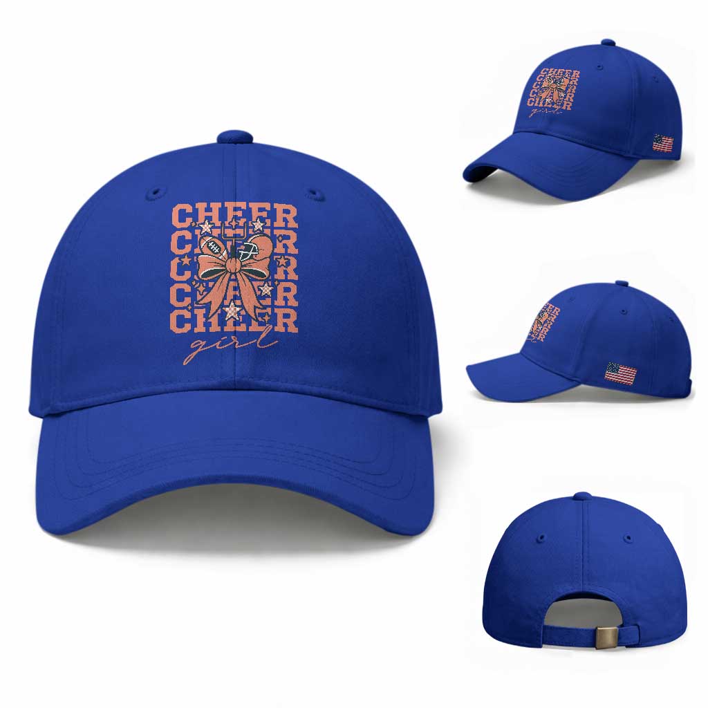 Cheer Girl Football Team Spirit Baseball Cap Gift For Cheerleader