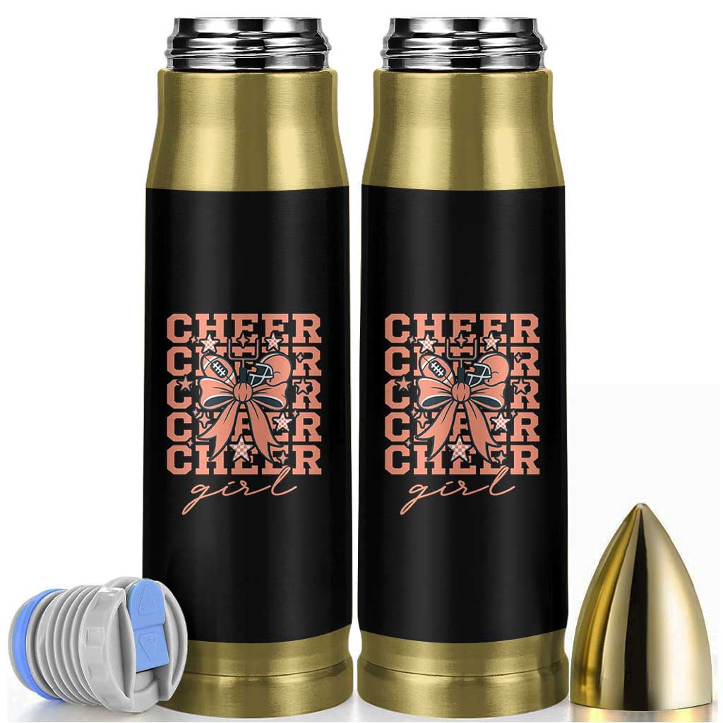 Cheer Girl Football Team Spirit Bullet Tumbler Gift For Cheerleader - Wonder Print Shop