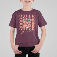 Cheer Girl Football Team Spirit T Shirt For Kid Gift For Cheerleader - Wonder Print Shop