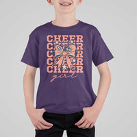 Cheer Girl Football Team Spirit T Shirt For Kid Gift For Cheerleader - Wonder Print Shop