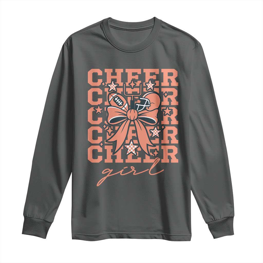 Cheer Girl Football Team Spirit Long Sleeve Shirt Gift For Cheerleader - Wonder Print Shop