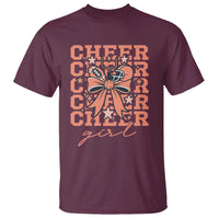 Cheer Girl Football Team Spirit T Shirt Gift For Cheerleader - Wonder Print Shop