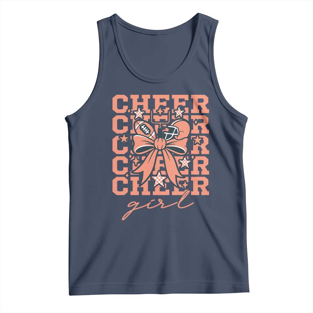 Cheer Girl Football Team Spirit Tank Top Gift For Cheerleader - Wonder Print Shop