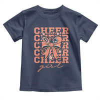 Cheer Girl Football Team Spirit Toddler T Shirt Gift For Cheerleader - Wonder Print Shop