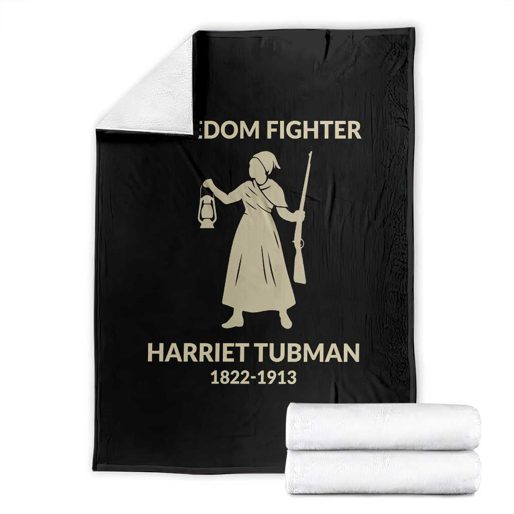 Harriet Tubman Freedom Fighter Throw Blanket History Lover Gift - Wonder Print Shop