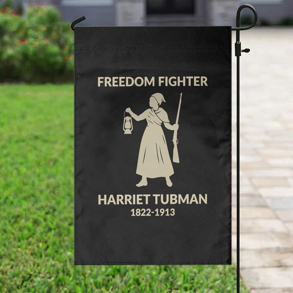 Harriet Tubman Freedom Fighter Garden Flag History Lover Gift - Wonder Print Shop