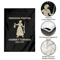 Harriet Tubman Freedom Fighter Garden Flag History Lover Gift - Wonder Print Shop