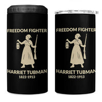 Harriet Tubman Freedom Fighter 4 in 1 Can Cooler Tumbler History Lover Gift - Wonder Print Shop
