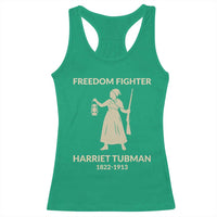 Harriet Tubman Freedom Fighter Racerback Tank Top History Lover Gift - Wonder Print Shop