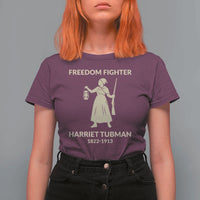 Harriet Tubman Freedom Fighter T Shirt For Women History Lover Gift - Wonder Print Shop