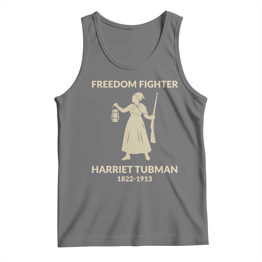 Harriet Tubman Freedom Fighter Tank Top History Lover Gift - Wonder Print Shop