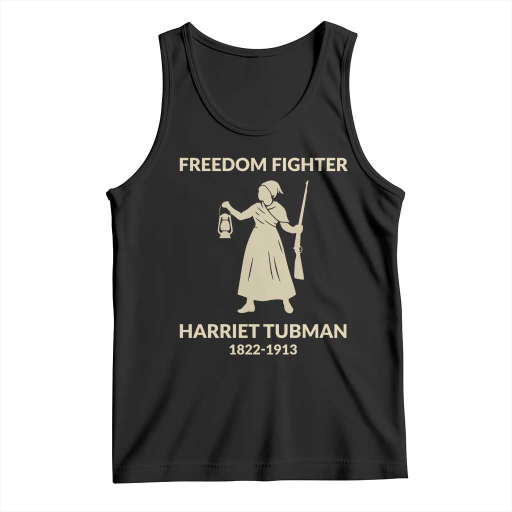 Harriet Tubman Freedom Fighter Tank Top History Lover Gift - Wonder Print Shop