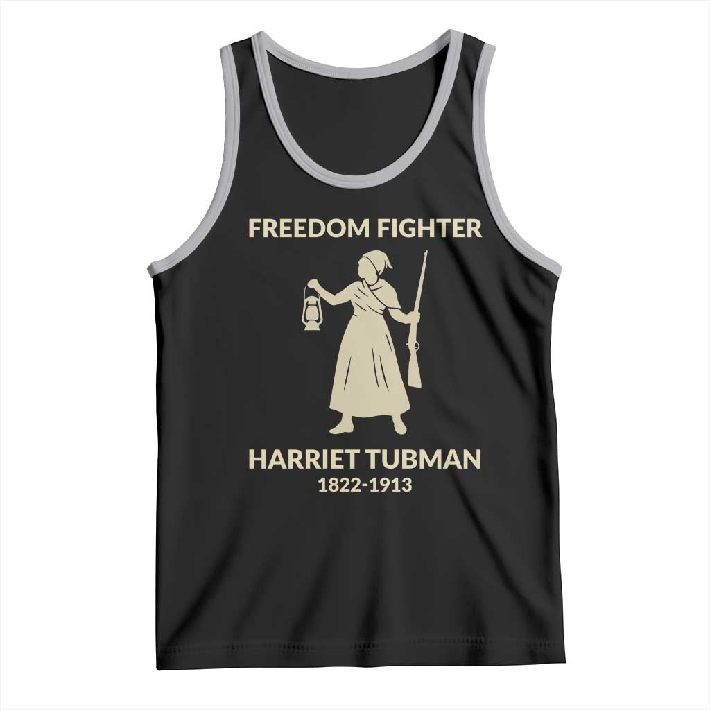 Harriet Tubman Freedom Fighter Tank Top History Lover Gift - Wonder Print Shop
