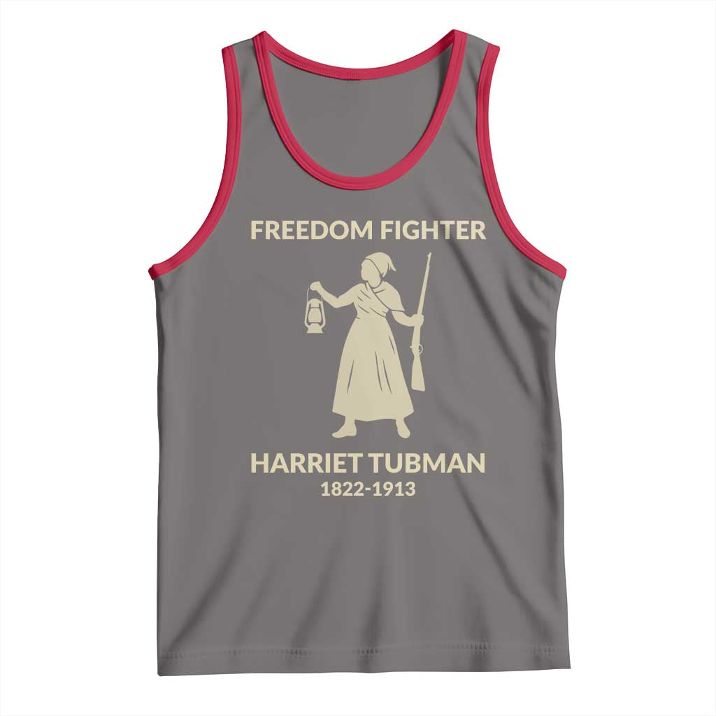Harriet Tubman Freedom Fighter Tank Top History Lover Gift - Wonder Print Shop