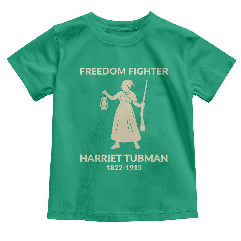Harriet Tubman Freedom Fighter Toddler T Shirt History Lover Gift - undefined