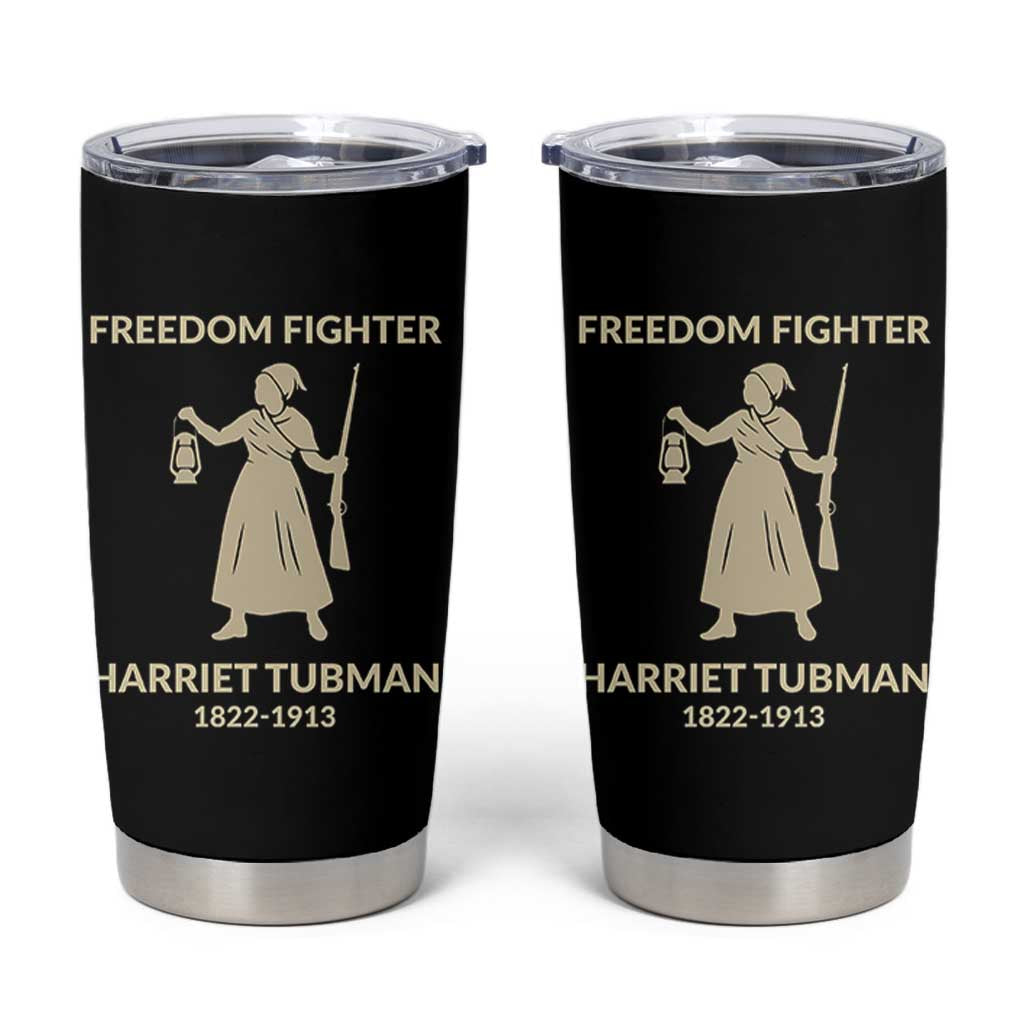 Harriet Tubman Freedom Fighter Tumbler Cup History Lover Gift - Wonder Print Shop