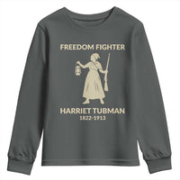 Harriet Tubman Freedom Fighter Youth Sweatshirt History Lover Gift - Wonder Print Shop
