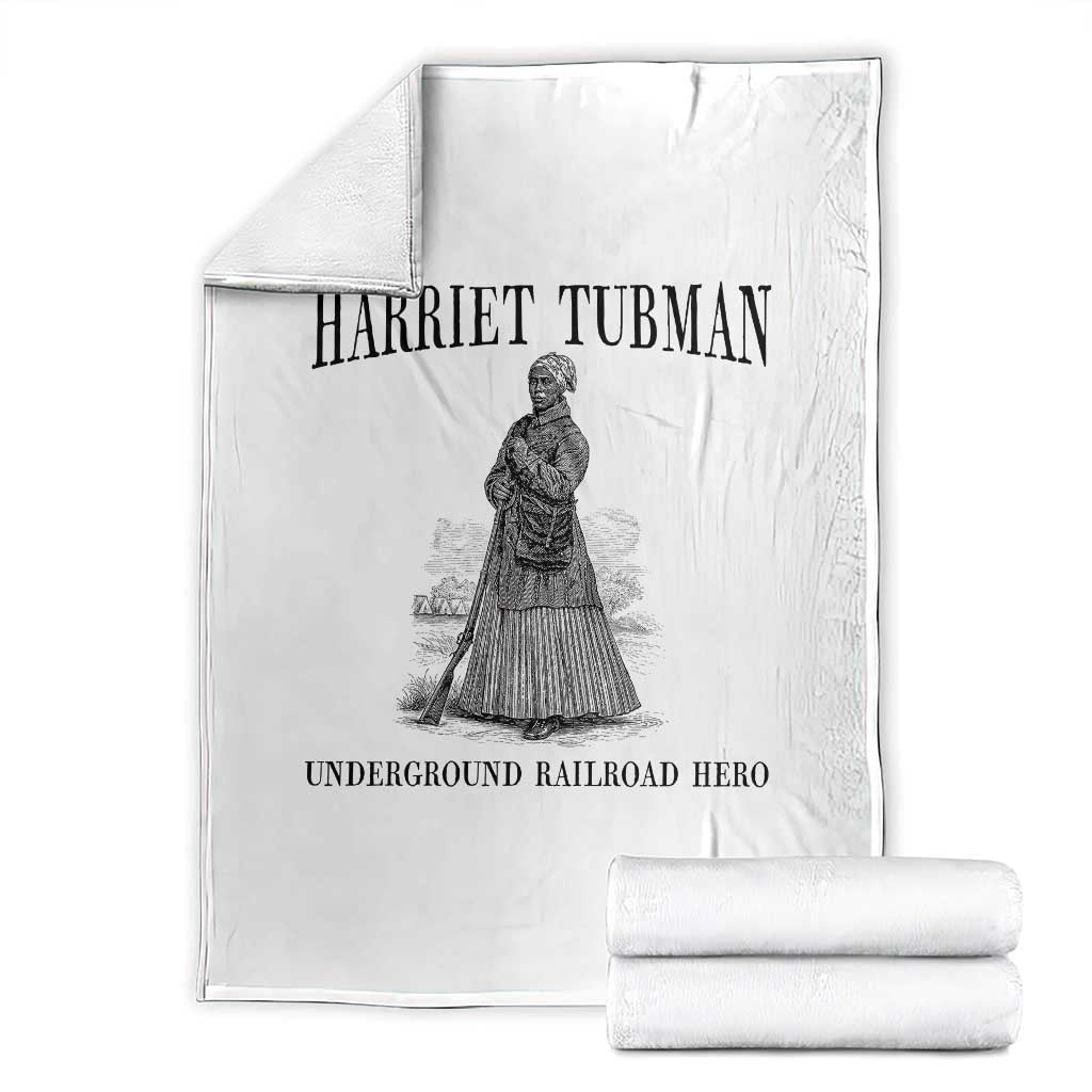Harriet Tubman Throw Blanket Underground Railroad Freedom Leader - Wonder Print Shop