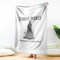 Harriet Tubman Throw Blanket Underground Railroad Freedom Leader - Wonder Print Shop
