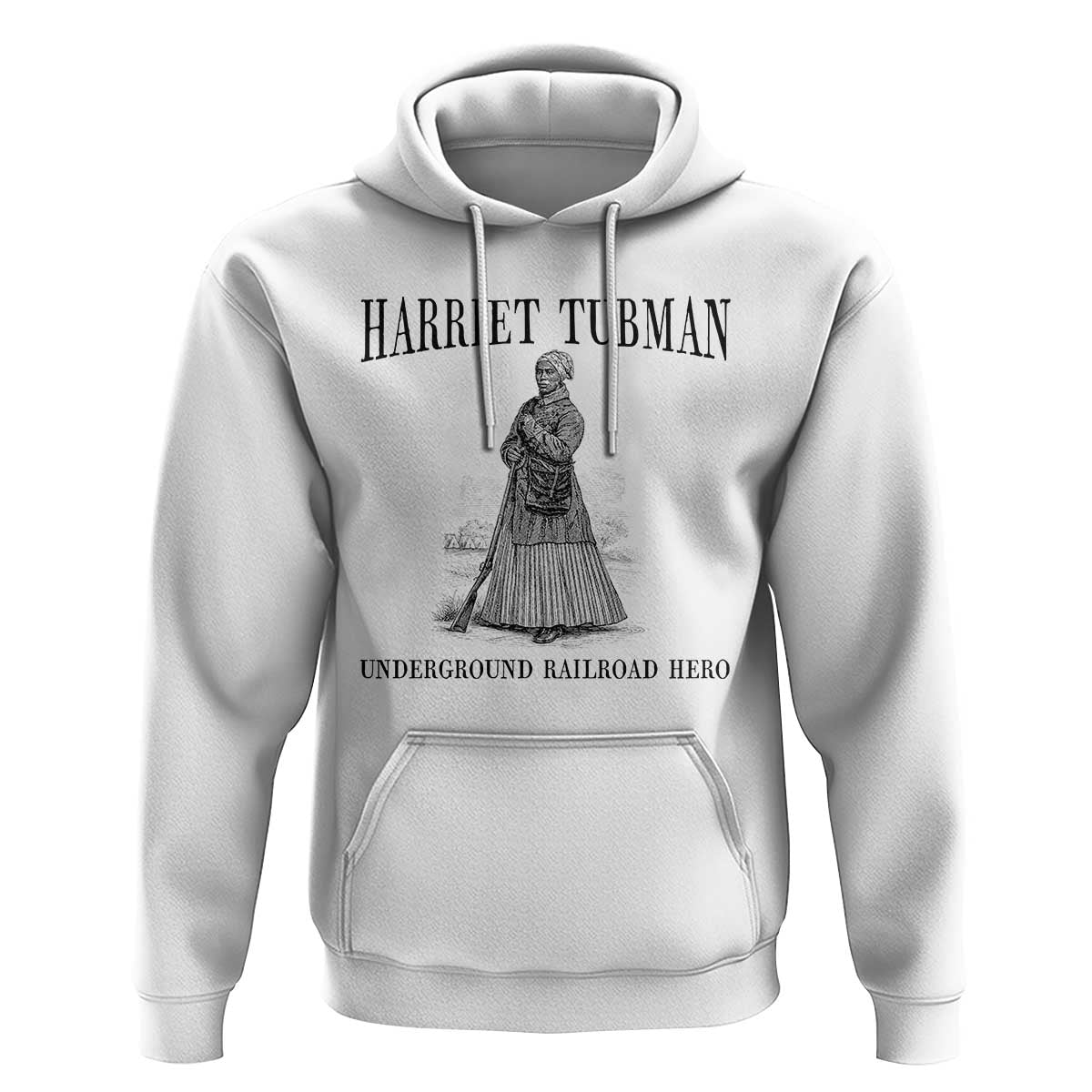 Harriet Tubman Hoodie Underground Railroad Freedom Leader - Wonder Print Shop