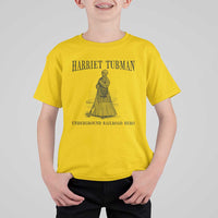Harriet Tubman T Shirt For Kid Underground Railroad Freedom Leader - Wonder Print Shop