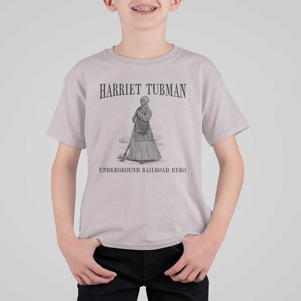 Harriet Tubman T Shirt For Kid Underground Railroad Freedom Leader - Wonder Print Shop